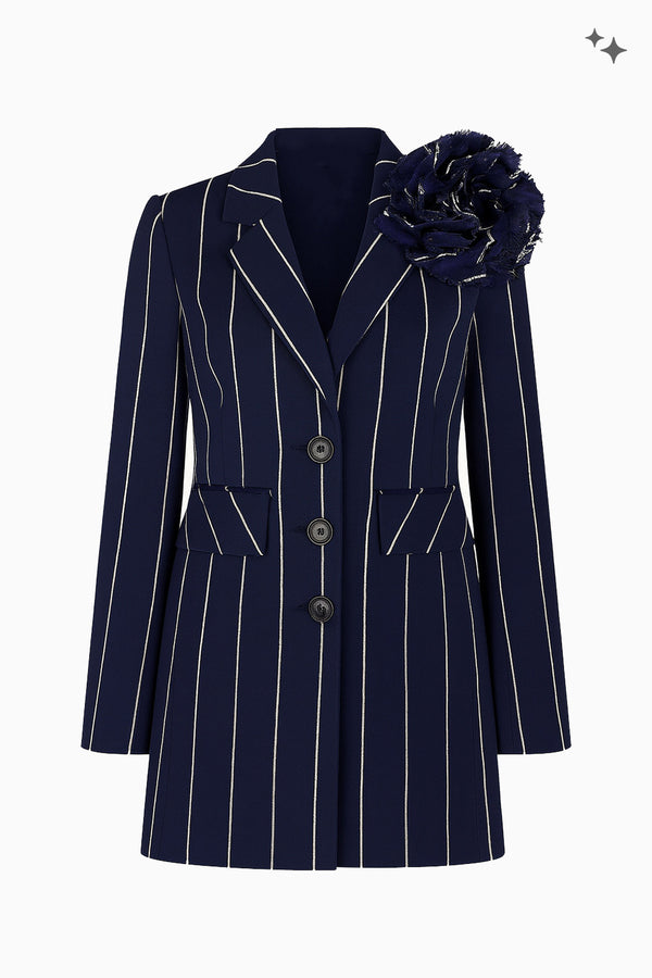 Blazer in Pinstripe Muster