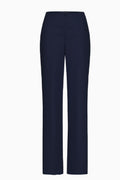 Gerade Hose aus Wollcrepe