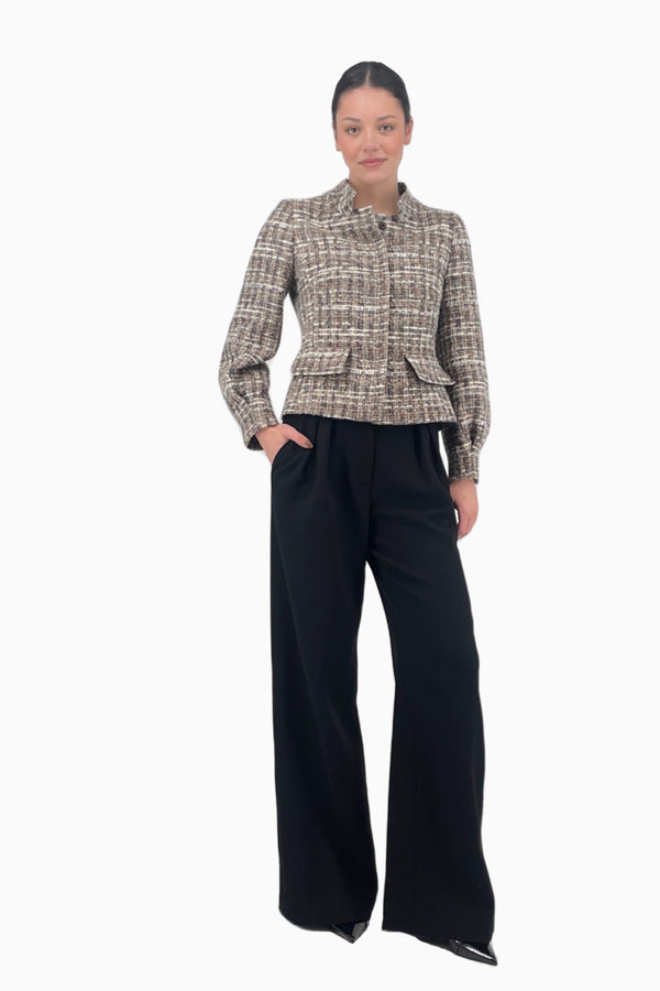 Taillierte Jacke aus Tweed