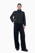 Kurze Jacke aus Jacquard