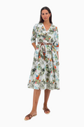 Weites Hemdblusenkleid aus Baumwollpopeline