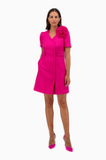 Kurzes Kleid aus sommerlichem Tweed