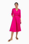 Weites Hemdblusenkleid aus Baumwollpopeline