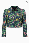 Short piqué jacket