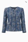 Taillierte Jacke aus Fancy Jeans