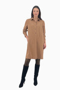 Kurzes Kleid aus Crêpe