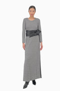 Langes Kleid aus Strick