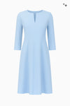 Luftiges Kleid aus Crêpe