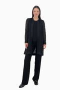 Langer Blouson aus Spitze