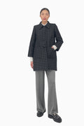 Kurzer Mantel aus Jacquard