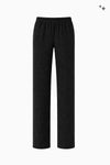 Straight-leg trousers in fancy jersey with elasticated waistband