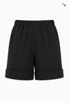 Kurze Shorts aus Gabardine
