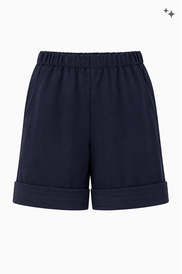 Kurze Shorts aus Woll-Cashmere
