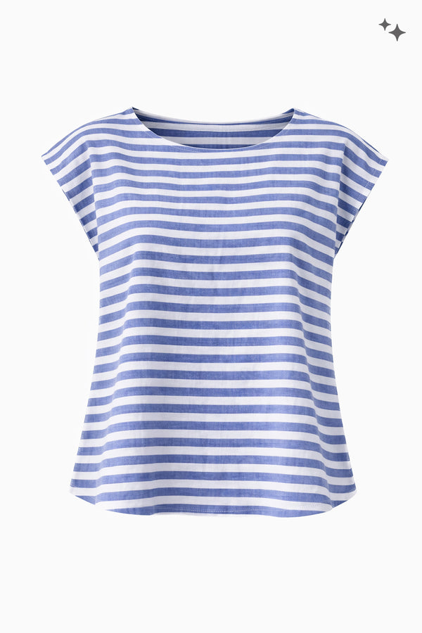 Leichtes Top aus Baumwoll-Leinen