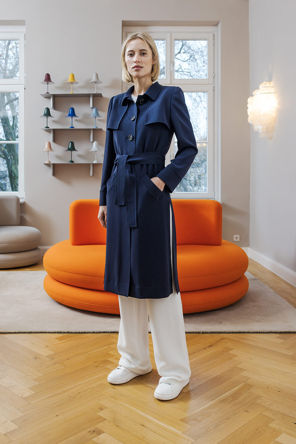 Crepe coat sales
