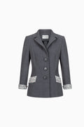 Blazer aus Double-Jersey