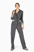 Blazer aus Double-Jersey