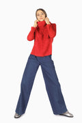 Weite Jeanshose