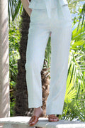 Gerade Hose aus Jacquard