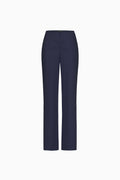 Gerade Hose aus Wollcrepe