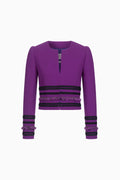 Kastige Jacke aus Wollcrepe