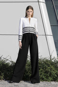 Kastige Jacke aus Wollcrepe