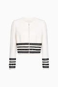 Kastige Jacke aus Wollcrepe