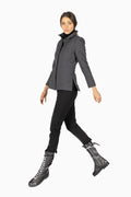 Hüftlange Jacke aus Double-Jersey