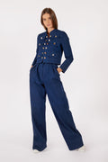 Jeansjacke in blau