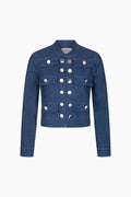 Jeansjacke in blau