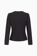 JACKE AUS WOLLCRÊPE