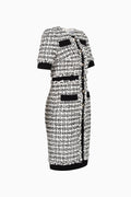 Etuikleid aus Tweed