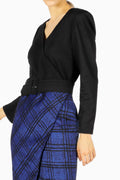 Kleid in Wickeloptik