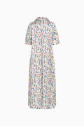 Langes Kleid aus Seide