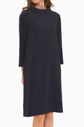 A-Linienkleid aus Crêpe