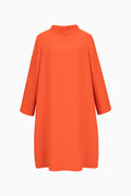 A-Linienkleid aus Crêpe