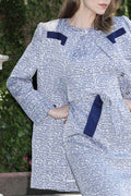 Kurzmantel aus Jacquard