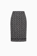 Bleistiftrock aus Tweed