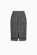 Bleistiftrock aus Tweed