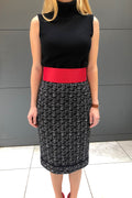 Bleistiftrock aus Tweed