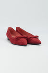 Spitzer Ballerina aus Wildleder