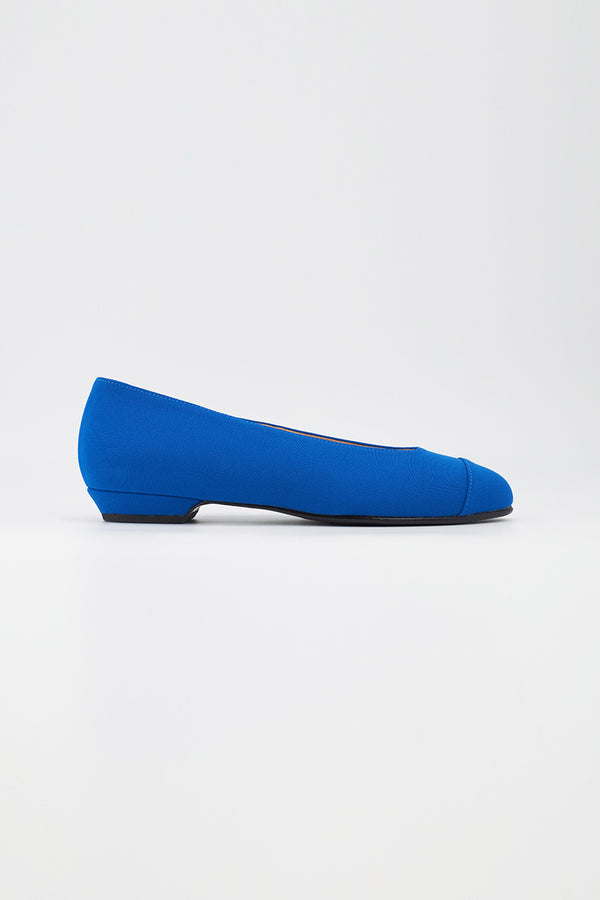 Ballerina mit Stoff bezogen in Royal