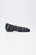 Ballerina mit buntem Tweed bezogen