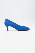 Pumps aus Wildleder in Royal