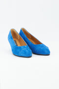 Pumps aus Wildleder in Royal