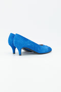 Pumps aus Wildleder in Royal