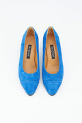 Pumps aus Wildleder in Royal